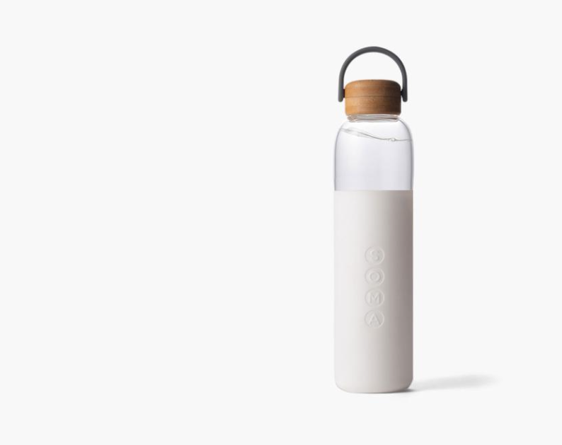 Soma glass water bottle